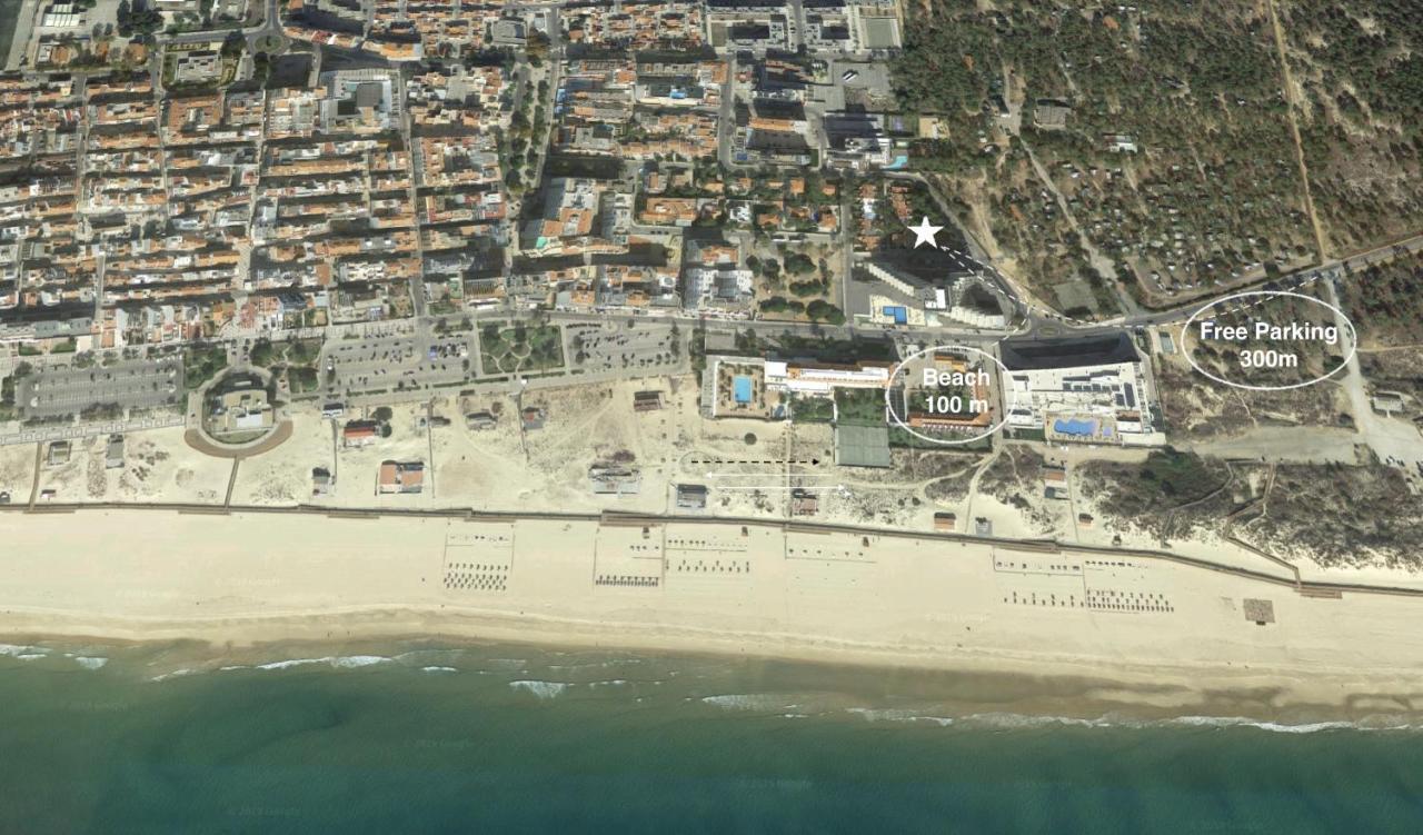 Moradia Tradicional No Centro A 100M Da Praia Monte Gordo Exterior foto
